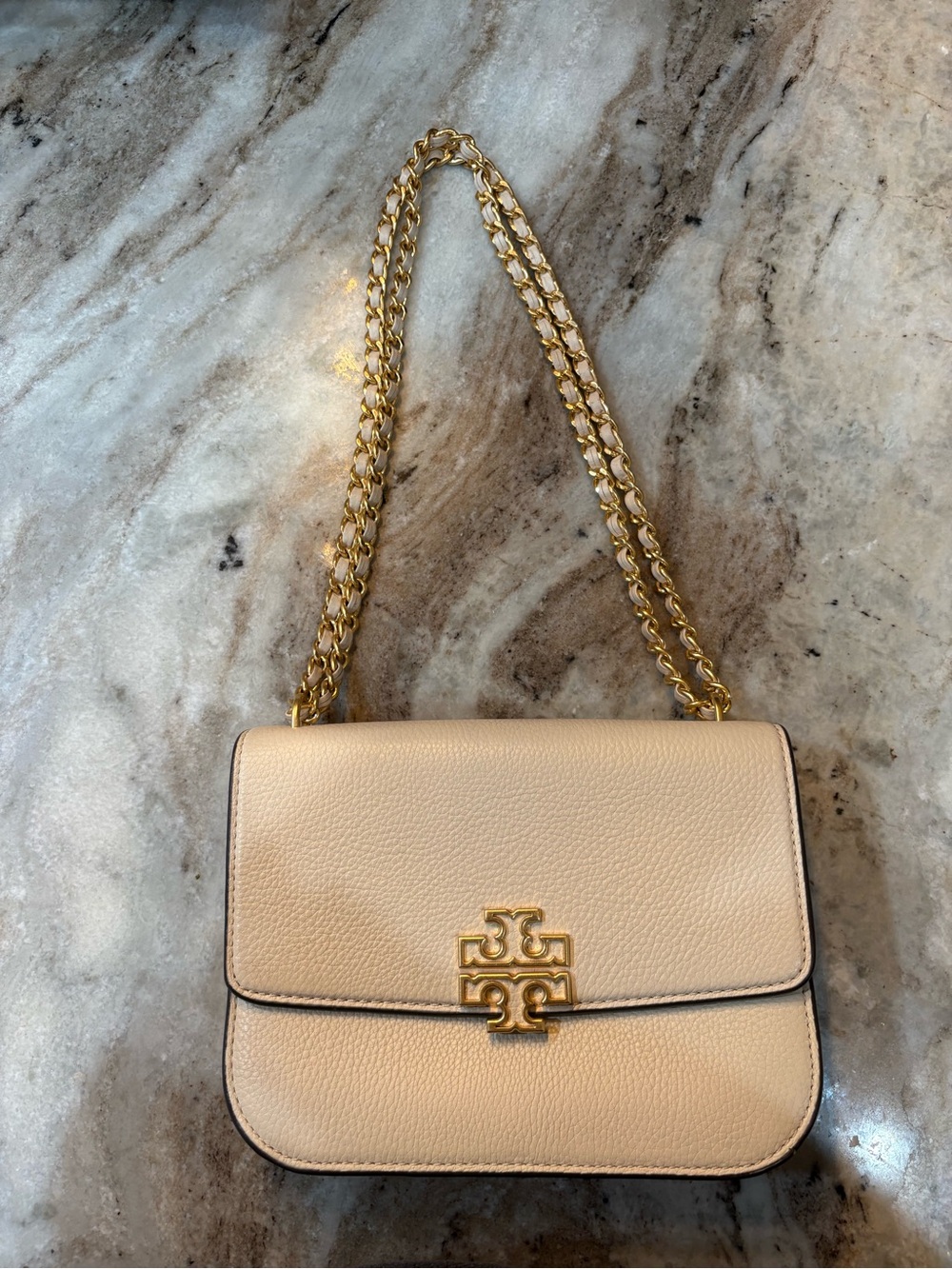 Tory Burch Britten Leather Crossbody